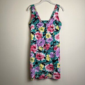 80s Vintage, DBA-LA, Floral, Mini Dress